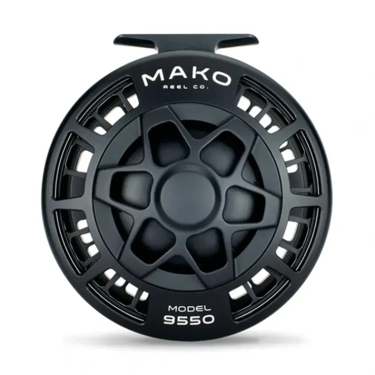 Mako 9550-1012 Inshore Fly Reel Matte Black on Black Right Hand - Your Premium Fishing Gear Store Rods Lines Baits Accessories* Fishing Line