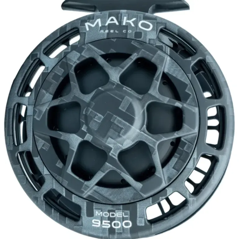 Mako 9500-810 Inshore Fly Reel Matte Digi Camo Gray Right Hand - Your Premium Fishing Gear Store Rods Lines Baits Accessories* Fishing Line