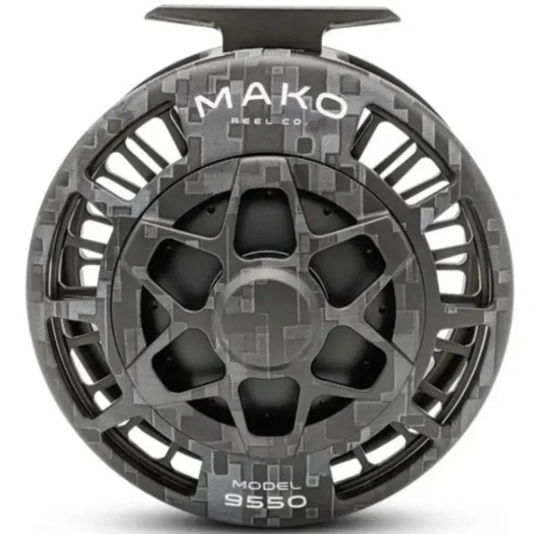 Mako 9550-1012 Inshore Fly Reel Matte Digi Camo Gray Right Hand - Your Premium Fishing Gear Store Rods Lines Baits Accessories* Fishing Line