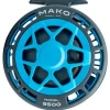 Mako 9500-810 Inshore Fly Reel Matte Turquoise on Black Left Hand - Your Premium Fishing Gear Store Rods Lines Baits Accessories* Fishing Line