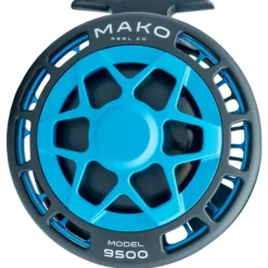 Mako 9500-810 Inshore Fly Reel Matte Turquoise on Black Right Hand - Your Premium Fishing Gear Store Rods Lines Baits Accessories* Fishing Line
