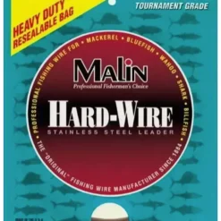Malin Stainless Steel 42 Feet Wire 29 Pound .011 Diameter - Your Premium Fishing Gear Store Rods Lines Baits Accessories* Shop All