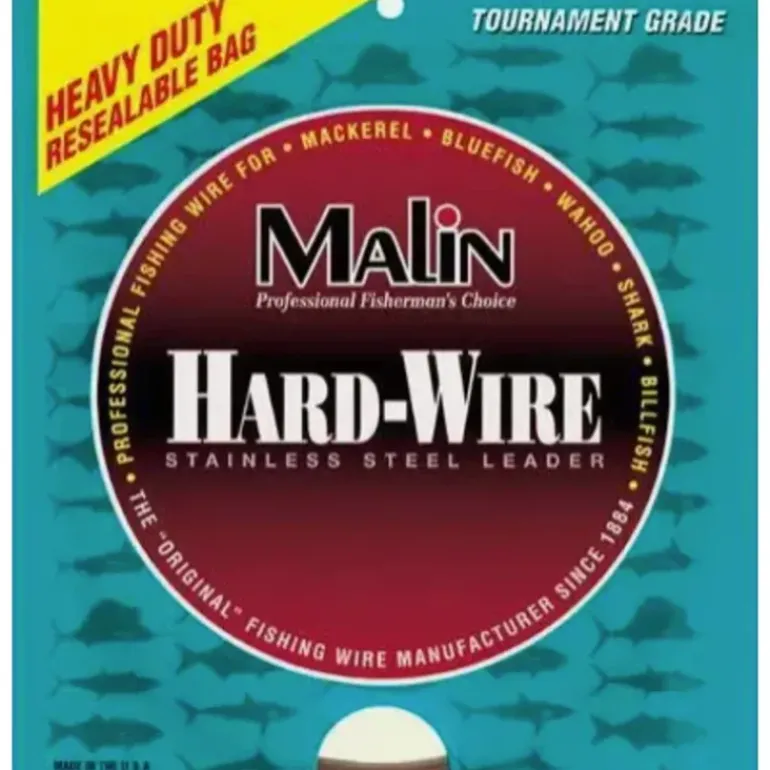 Malin Stainless Steel 42 Feet Wire 29 Pound .011 Diameter - Your Premium Fishing Gear Store Rods Lines Baits Accessories* Shop All