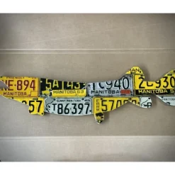 Manitoba Antique Pike/Muskie License Plate Art - Your Premium Fishing Gear Store Rods Lines Baits Accessories* Shop All