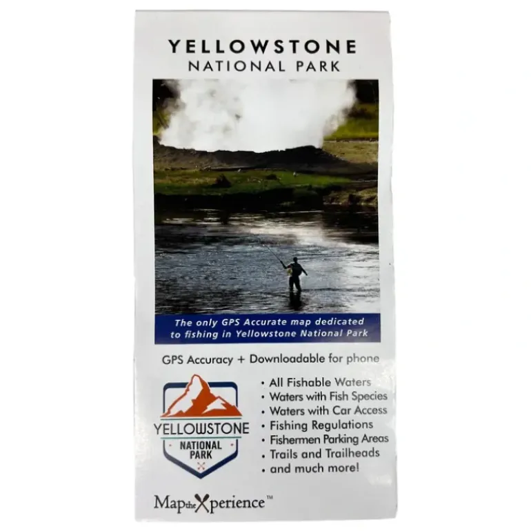 Map the Xperience Yellowstone National Park Fishing Map - Your Premium Fishing Gear Store Rods Lines Baits Accessories* Shop All