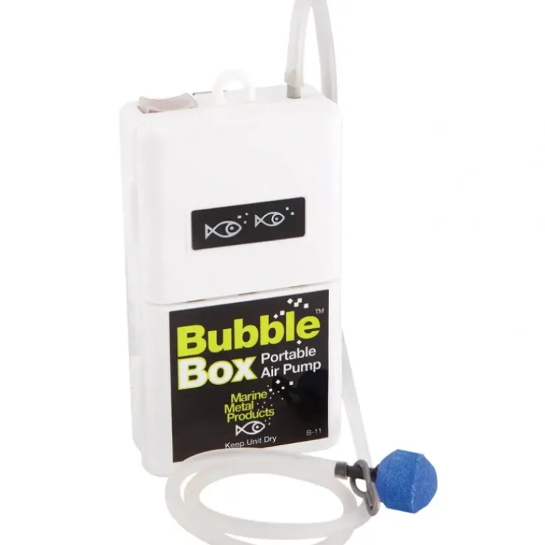 Marine Metal Air Pump Bait Fish Aerator Bubble Box BP-11 NEW - Your Premium Fishing Gear Store Rods Lines Baits Accessories* Bait