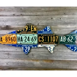 Maryland Striped Bass License Plate Art - Your Premium Fishing Gear Store Rods Lines Baits Accessories* Shop All