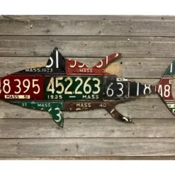 Massachusetts Tuna Antique License Plate Art - Your Premium Fishing Gear Store Rods Lines Baits Accessories* Shop All