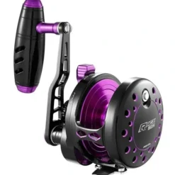 Maxel Rage 60H Lever Drag Conventional Reel Purple/Black - Your Premium Fishing Gear Store Rods Lines Baits Accessories* Shop All