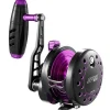 Maxel RAGE90-PBK Rage Conv Lever Dual Drag Purple/Black 30 Lb 1650 Yds 4-1 26Oz - Your Premium Fishing Gear Store Rods Lines Baits Accessories* Shop All