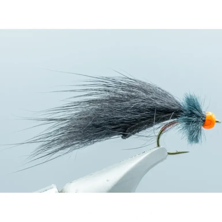Mayer's Hot Head Mini Leech Black #14 - Your Premium Fishing Gear Store Rods Lines Baits Accessories* Fly Fishing