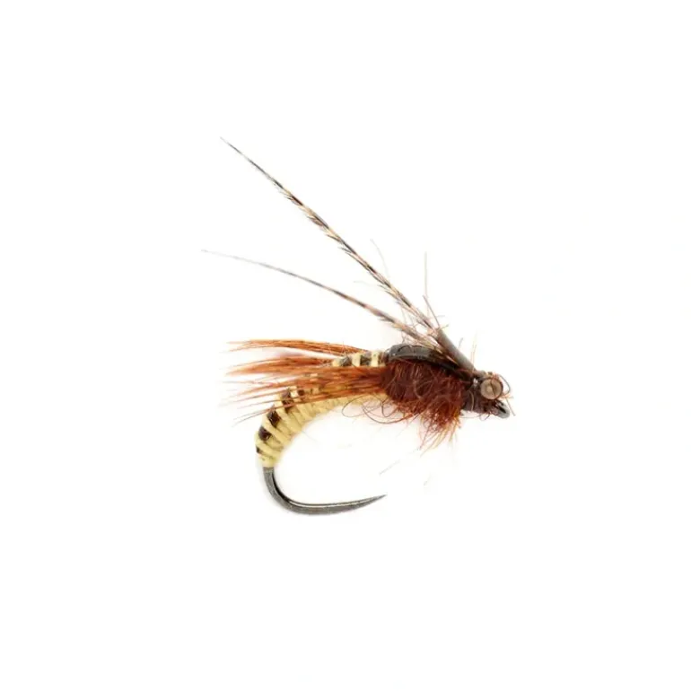 McPhail Caddis Pupa Yellow Barbless - Your Premium Fishing Gear Store Rods Lines Baits Accessories* Shop All