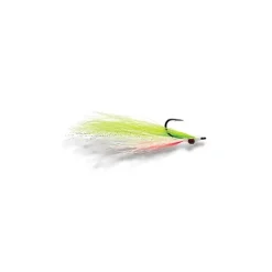 Mega Clouser Chartreuse & White - Your Premium Fishing Gear Store Rods Lines Baits Accessories* Shop All