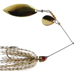 MegaStrike Roland Martin Strikeback, 3/8oz, Golden Shiner Skirt w/Brass Blades - Your Premium Fishing Gear Store Rods Lines Baits Accessories* Bait