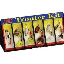Mepps Assortment Trouter Kit, Size 0 & 1 Hook, Treble - Your Premium Fishing Gear Store Rods Lines Baits Accessories* Shop All
