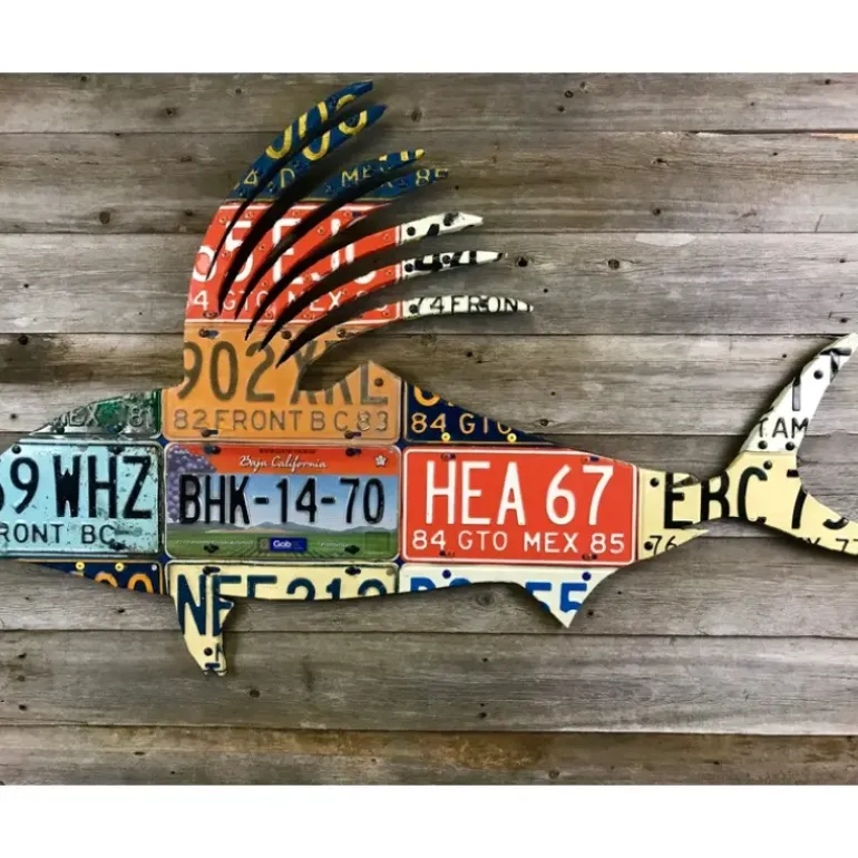 Mexico Roosterfish License Plate Art - Your Premium Fishing Gear Store Rods Lines Baits Accessories* Shop All