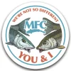MFC Circle Sticker - Not So Different (4in. x 4in.) - Your Premium Fishing Gear Store Rods Lines Baits Accessories* Shop All