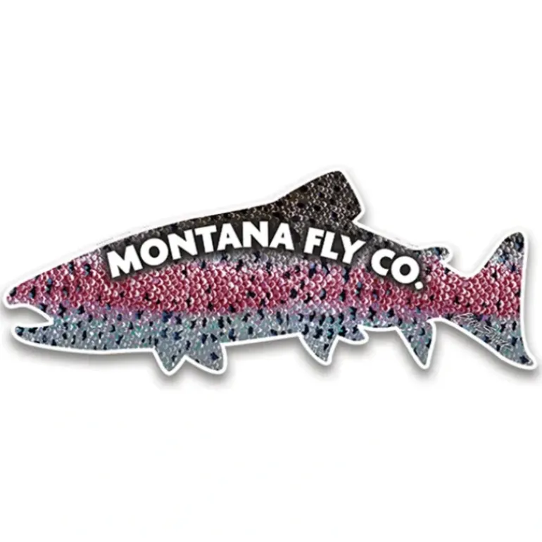 MFC Die Cut Fish Sticker - Sundell's Rainbow Trout Skin (6in. X 2.25in.) - Your Premium Fishing Gear Store Rods Lines Baits Accessories* Shop All