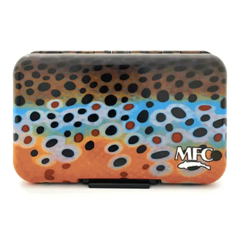 MFC Fly Box - Poly (Optional Leaf) Maddox's Brown XVI - Your Premium Fishing Gear Store Rods Lines Baits Accessories* Fly Fishing