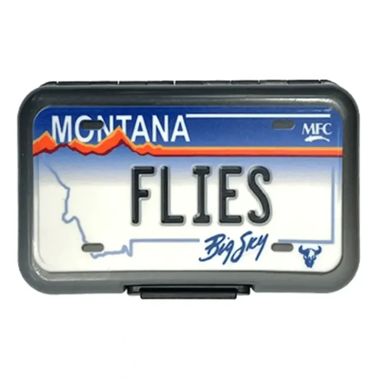 MFC Fly Box - Poly (Optional Leaf) Montana License Plate - Your Premium Fishing Gear Store Rods Lines Baits Accessories* Fly Fishing