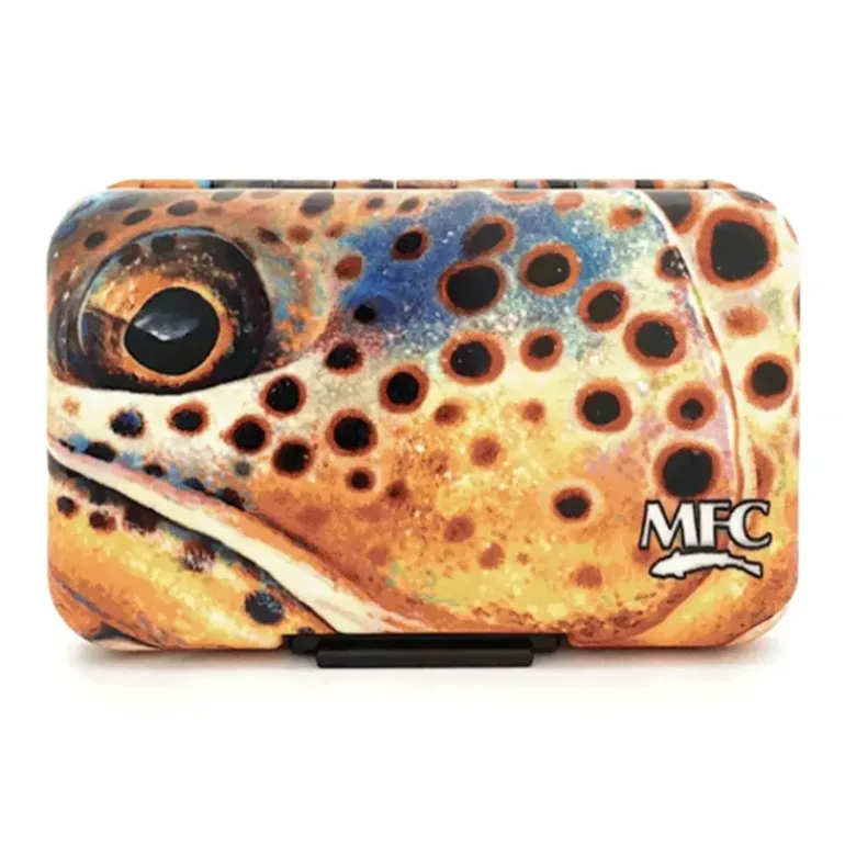 MFC Fly Box - Poly (Optional Leaf) Sundell's October Brown Face - Your Premium Fishing Gear Store Rods Lines Baits Accessories* Fly Fishing