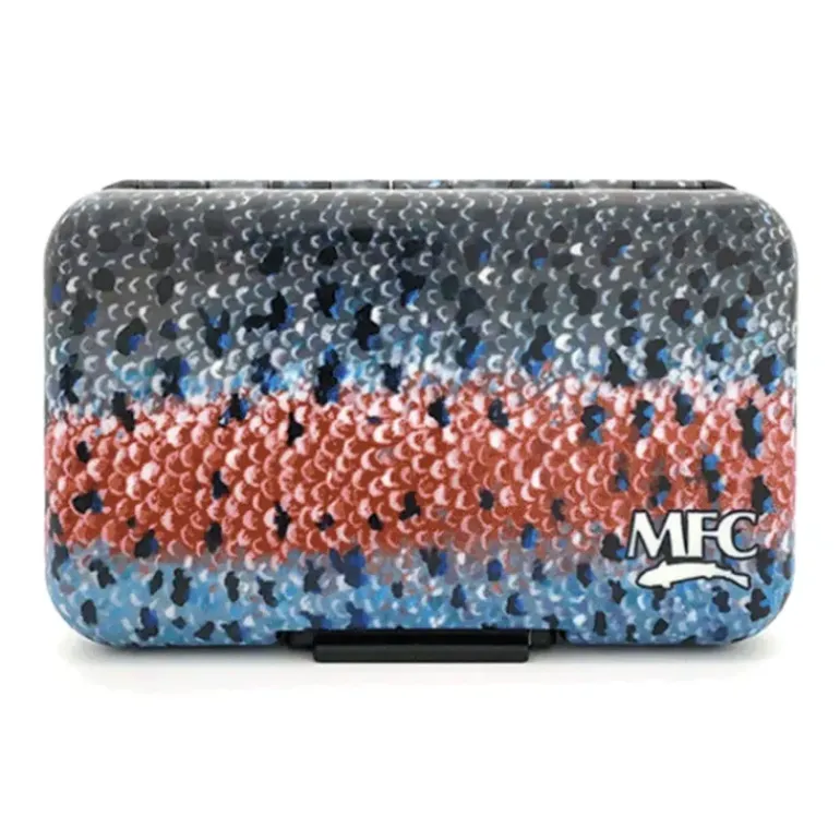 MFC Fly Box - Poly (Optional Leaf) Sundell's Rainbow - Your Premium Fishing Gear Store Rods Lines Baits Accessories* Fly Fishing