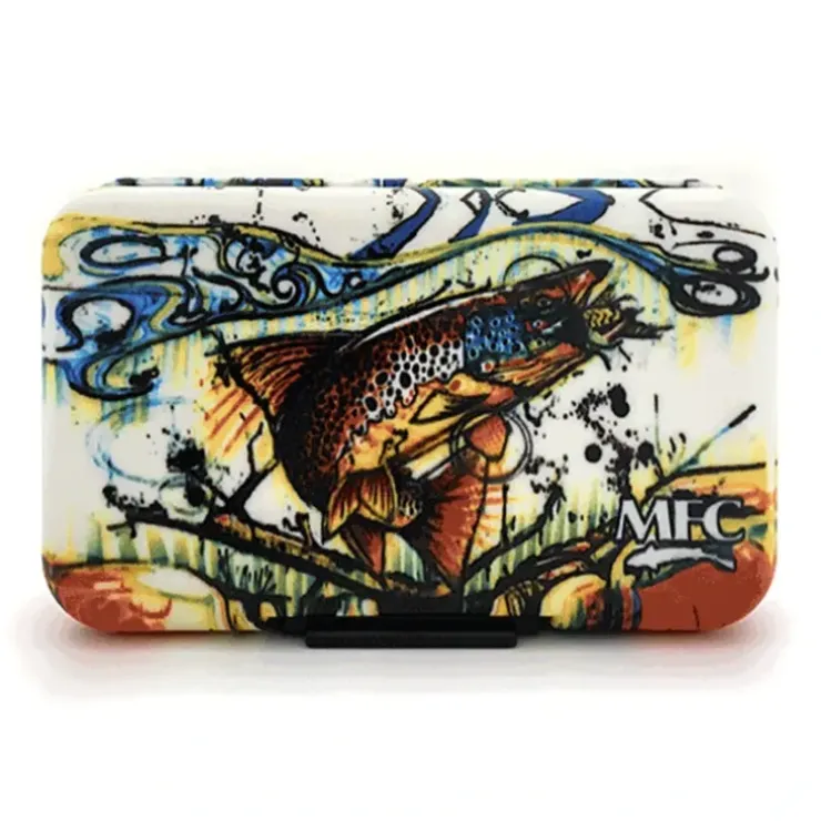 MFC Fly Box - Poly (Optional Leaf) Sharpe's Struck Gold - Your Premium Fishing Gear Store Rods Lines Baits Accessories^ Cheap