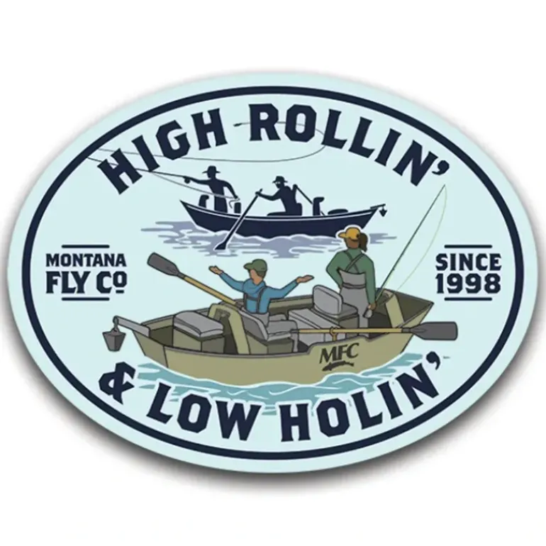 MFC Oval Sticker - Low Holin' (4.5in. X 3.5in.) - Your Premium Fishing Gear Store Rods Lines Baits Accessories* Shop All