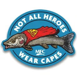 MFC Signature Sticker - Hero Cape (4in. X 3in.) - Your Premium Fishing Gear Store Rods Lines Baits Accessories* Shop All