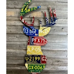 Michigan Whitetail Buck License Plate Art - Your Premium Fishing Gear Store Rods Lines Baits Accessories* Shop All