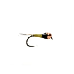 Micro Perdigon Flashback Olive Barbless - Your Premium Fishing Gear Store Rods Lines Baits Accessories* Fly Fishing