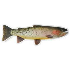 Mike Pepper "Colors on the Fly" 20" Cutthroat Trout Sticker - Your Premium Fishing Gear Store Rods Lines Baits Accessories* Fly Fishing