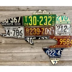 Minnesota Largemouth Bass License Plate Art - Your Premium Fishing Gear Store Rods Lines Baits Accessories* Shop All