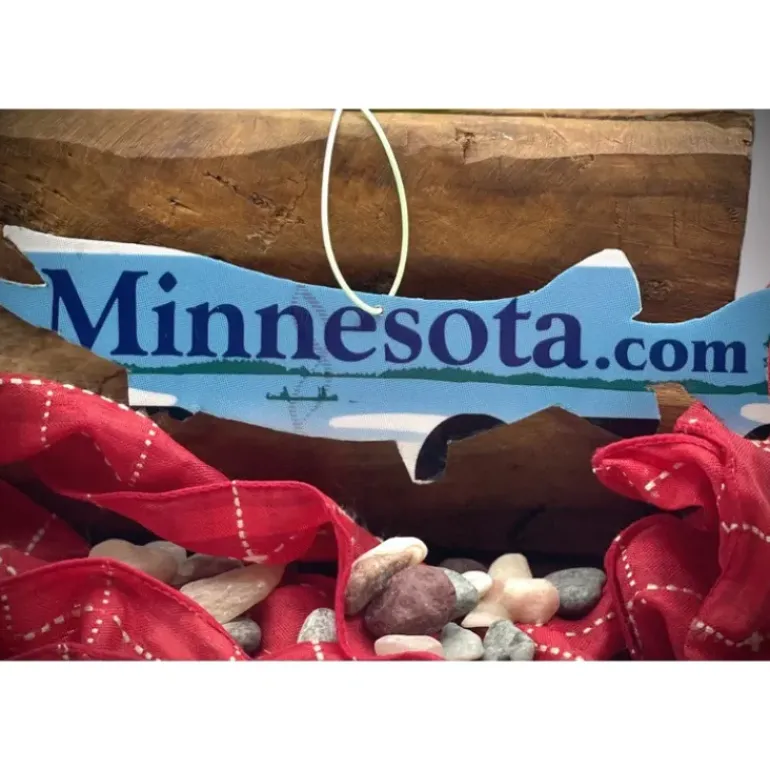 Minnesota Pike License Plate Christmas Ornament - Your Premium Fishing Gear Store Rods Lines Baits Accessories* Fishing Line