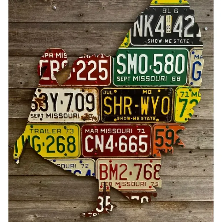 Missouri Turkey License Plate Art - Your Premium Fishing Gear Store Rods Lines Baits Accessories* Shop All