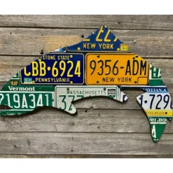 Mixed Northeast Trout License Plate Art - Your Premium Fishing Gear Store Rods Lines Baits Accessories* Shop All