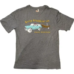 MTS Logo Indie II Truckin S/S T-Shirt Salt & Pepper - Your Premium Fishing Gear Store Rods Lines Baits Accessories* Shop All