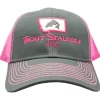 MTS Logo Sideline Trucker Dark Grey/Neon Pink - Your Premium Fishing Gear Store Rods Lines Baits Accessories* Fishing Line