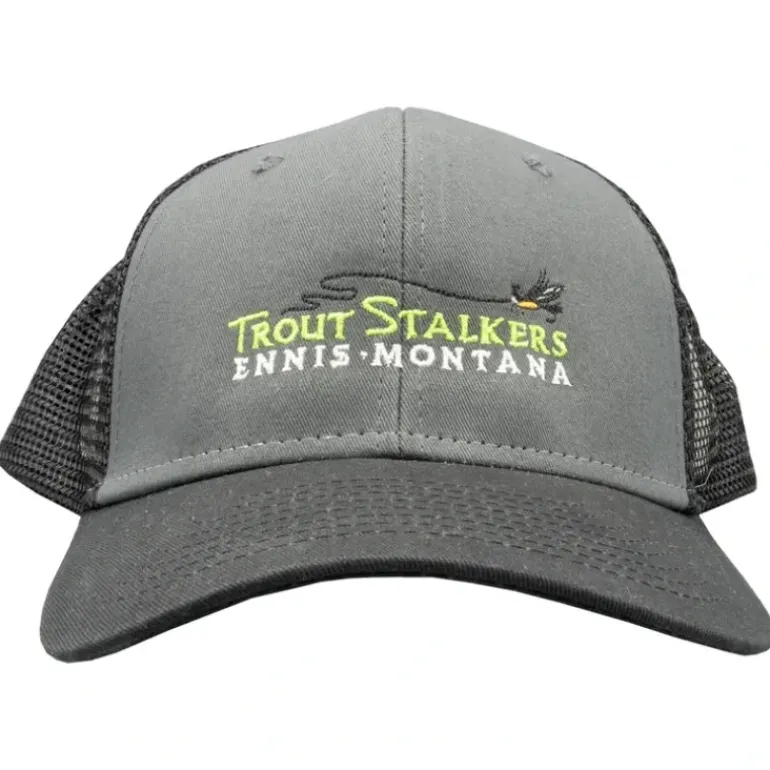MTS Logo Soft Mesh Sideline Trucker Dark Grey/Black/Black - Your Premium Fishing Gear Store Rods Lines Baits Accessories* Fishing Line
