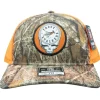 MTS Skull Logo 112 Realtree Edge/Neon Orange Trucker - Your Premium Fishing Gear Store Rods Lines Baits Accessories* Shop All