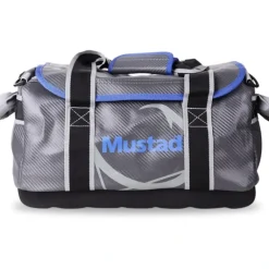 Mustad Boat Bag 24" Dark Grey/Blue 500D Tarpaulin PVC Reflective Logo - Your Premium Fishing Gear Store Rods Lines Baits Accessories* Shop All