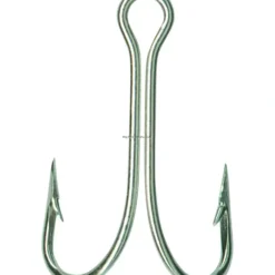 Mustad Classic Double Hook, Size 3/0, Open Shank, Nickel - Your Premium Fishing Gear Store Rods Lines Baits Accessories* Shop All