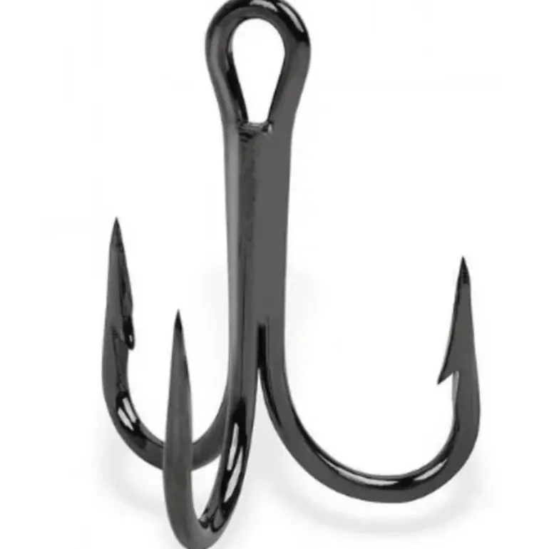 Mustad Kingfish Treble Hook, Size 2, 4X Strong, Ringed Eye - Your Premium Fishing Gear Store Rods Lines Baits Accessories* Bait