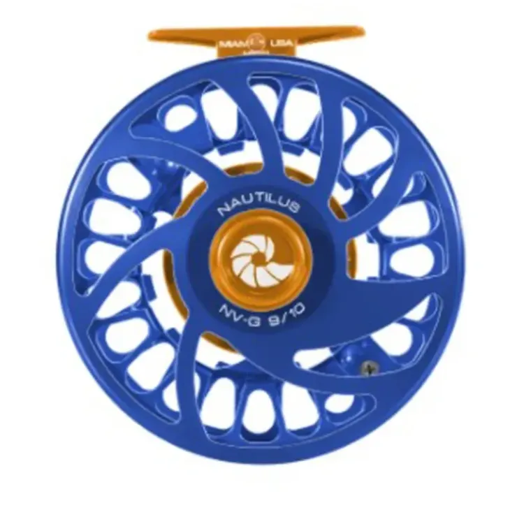 Nautilus NV-G Reel Blue/Orange 8/9 Left Hand Retrieve - Your Premium Fishing Gear Store Rods Lines Baits Accessories^ Online