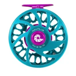 Nautilus NV-G Reel Turquoise/Purple 8/9 Left Hand Retrieve - Your Premium Fishing Gear Store Rods Lines Baits Accessories* Fishing Line