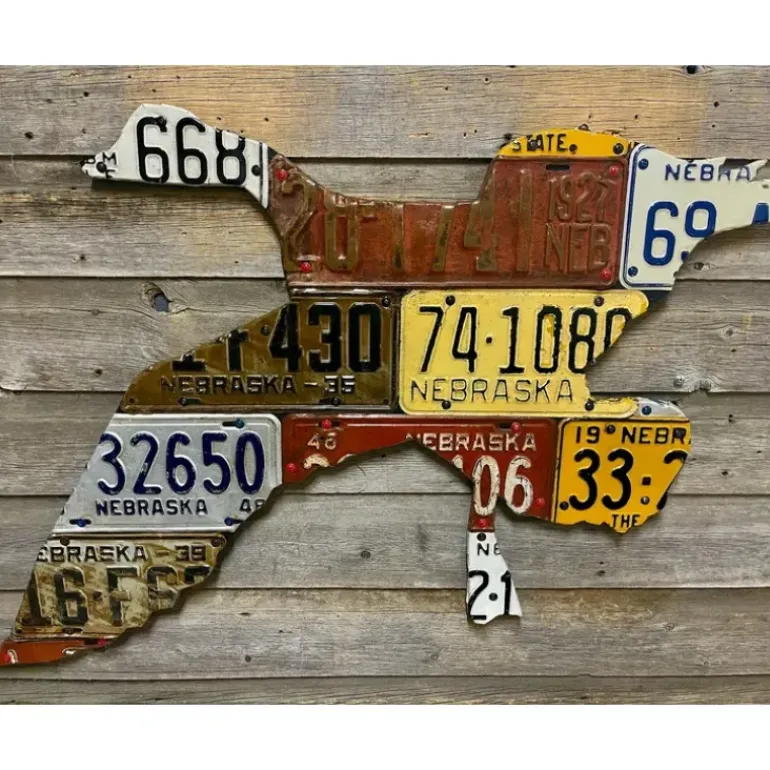 Nebraska Goose License Plate Art - Your Premium Fishing Gear Store Rods Lines Baits Accessories* Shop All