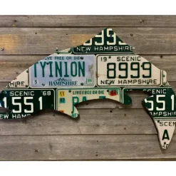 New Hampshire Trout License Plate Art - Your Premium Fishing Gear Store Rods Lines Baits Accessories* Shop All