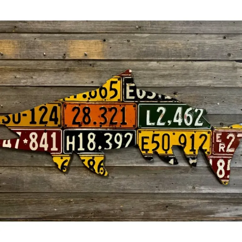 New Zealand Brown Trout License Plate Art - Your Premium Fishing Gear Store Rods Lines Baits Accessories* Shop All