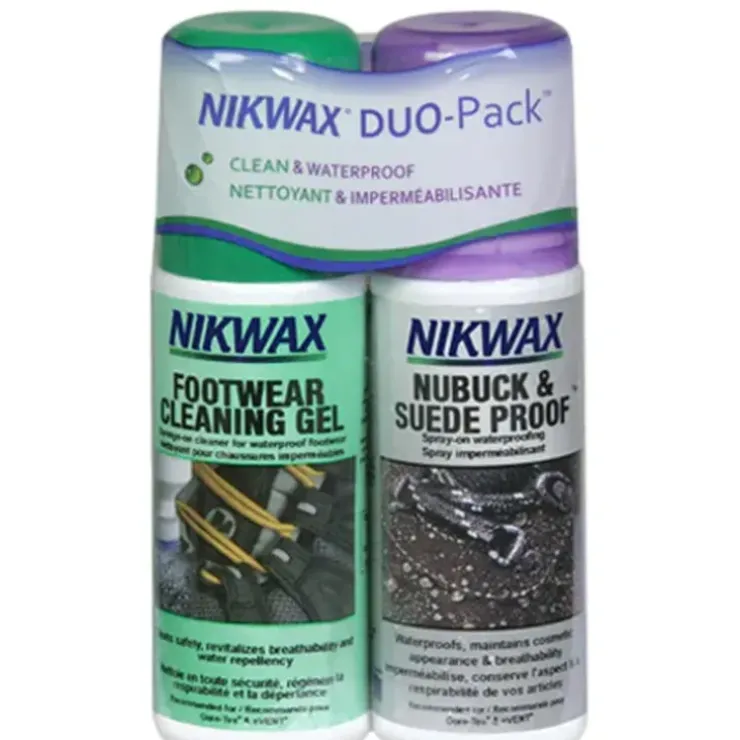 Nikwax Nubuck & Suede Proof Duo-Pack (Spray) 4.2 fl. oz. - Your Premium Fishing Gear Store Rods Lines Baits Accessories^ Clearance
