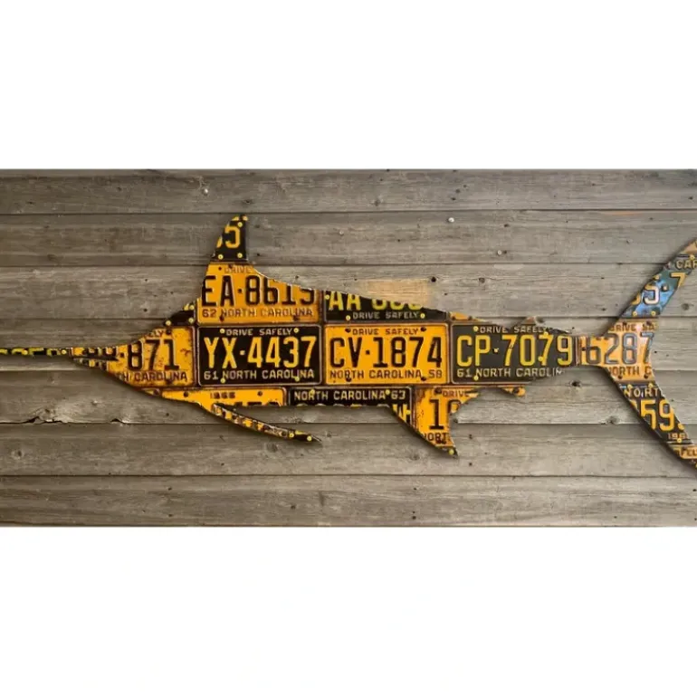 North Carolina Marlin License Plate Art - Your Premium Fishing Gear Store Rods Lines Baits Accessories* Shop All